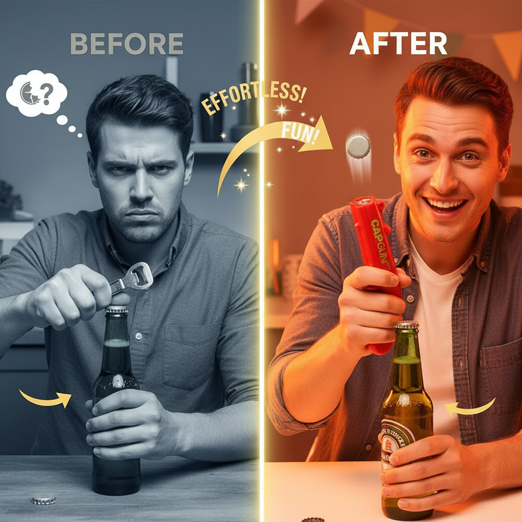 Décapsuleur Pistolet à Bière